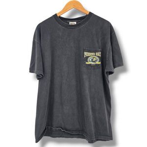 Vintage PowerPro By Oneita Men's Puerto Rico Single Stitch T-Shirt Black Size XL